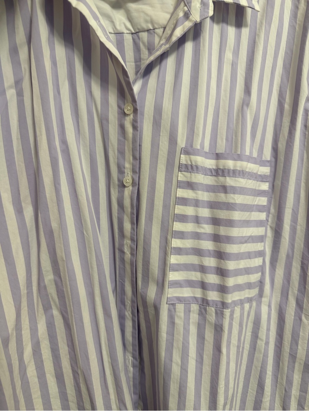 AYR Deep End Button Up in Lilac - Picture 5 of 5